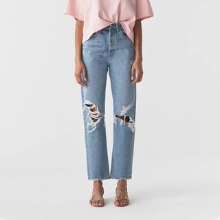 Agolde + 90s Mid-Rise Loose Fit Jeans