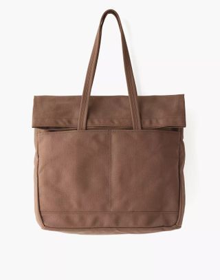 Makr + Canvas and Leather Fold Weekender Bag