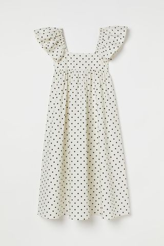 H&M + Flounce-Detail Dress