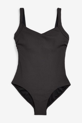 Next + Savannah Miller Black Swimsuit