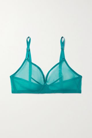 Eres + Bel Stretch-Tulle Soft-Cup Bra