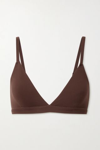 Skims + Fits Everybody Triangle Bralette - Cocoa