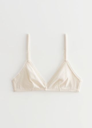 & Other Stories + Scalloped Triangle Soft Bra