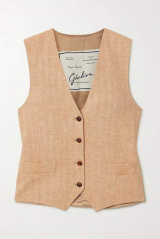 Giuliva Heritage + Linen Vest