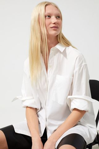 H&M + Oversized Cotton Shirt