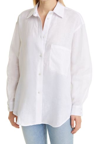Rachel Comey + Ames Oversized Linen Shirt