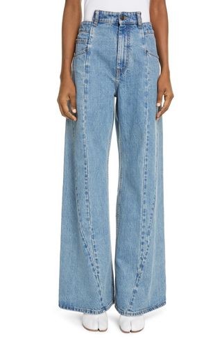 Maison Margiela + Décortiqué Wide Leg Jeans