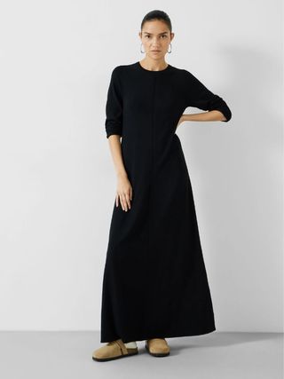 Hush + Talen Long Sleeved Knitted Maxi Dress