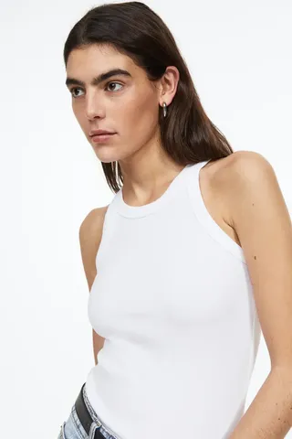 H&M + Ribbed Tank Top