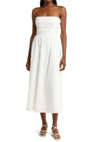 WAYF + Convertible Strapless Dress