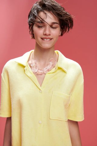 Zara + Terrycloth Shirt