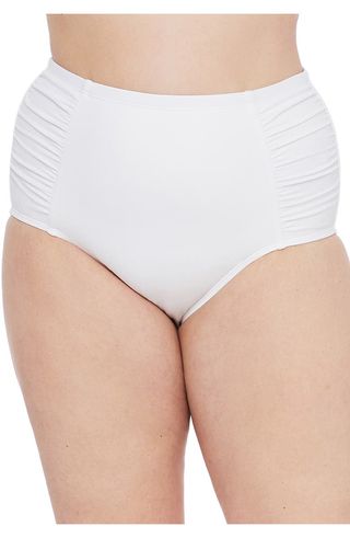 La Blanca + Side Shirred Hipster Swim Bottoms