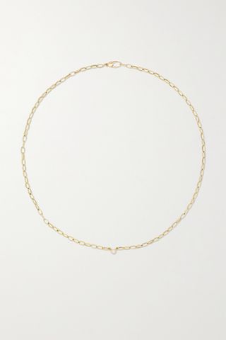 Jennifer Meyer + Small Edith 18-Karat Gold Diamond Necklace
