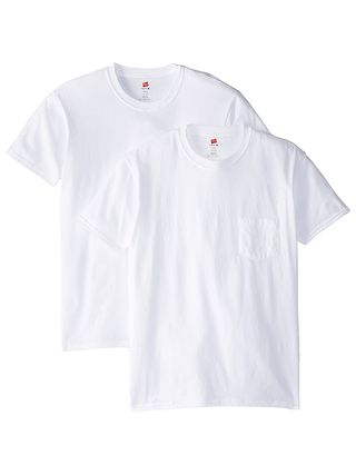 Hanes + Premium Cotton Pocket T-Shirt