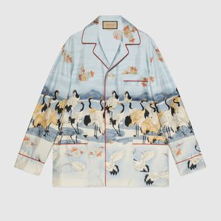 Gucci + Pond Print Pajama Shirt
