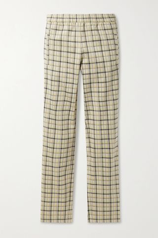 Tory Sport + Checked Tech-Jersey Track Pants