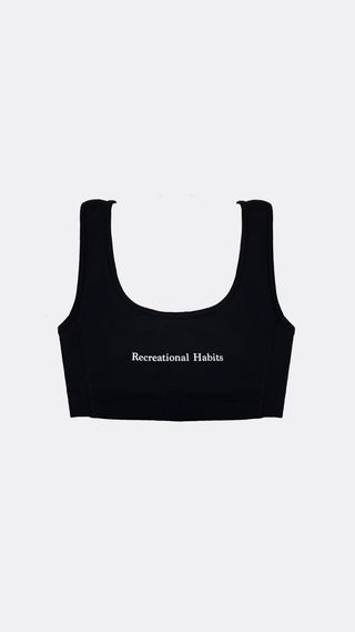 Recreational Habits + Black Active Bra