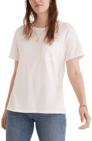 Madewell + Oversize Softfade Cotton Pocket T-Shirt