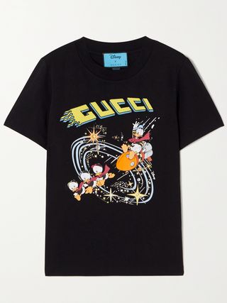 Gucci + Disney Printed Organic Cotton-Jersey T-Shirt