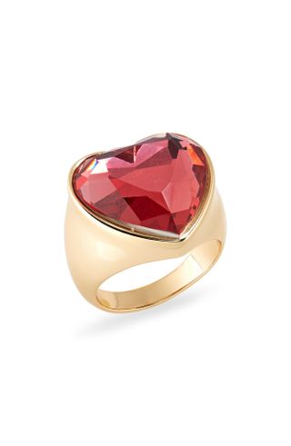 Open Edit + Heart Cocktail Ring