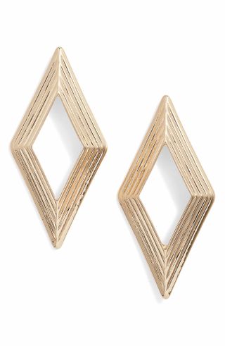 Open Edit + Open Diamond Drop Earrings