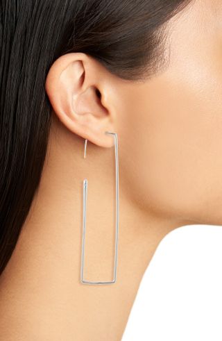 Open Edit + Rectangular Hoop Earrings