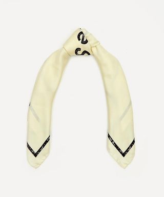 ACNE Studios + Branded Silk Scarf