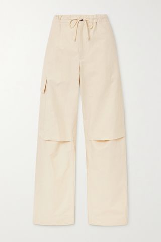 Jil Sander + Washed Cotton Cargo Pants