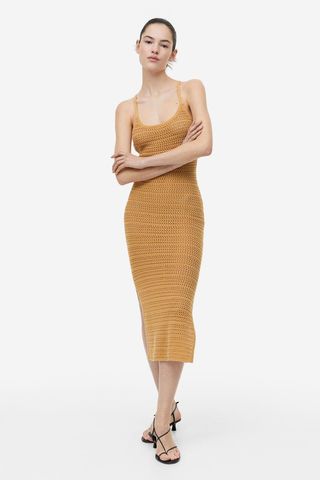H&M + Crochet-Look Dress