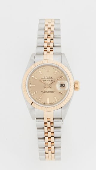 Rolex + Datejust Champagne STK Dial, Fluted Bezel, Jubilee Band