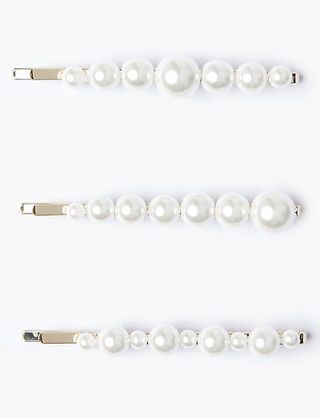 Marks and Spencer + Three-Pack Pearl Hair Clips