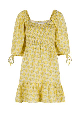 Faithfull the Brand + Romina Floral-Print Linen Dress
