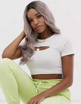 Lullabellz + The Luna - Lilac Rooted Wave Lace Front Wig