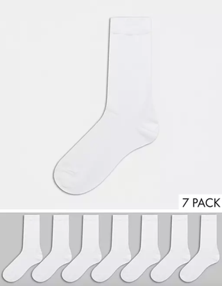 ASOS DESIGN + 7 Pack Ankle Sock