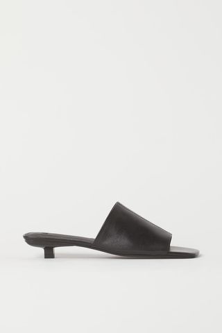 H&M + Leather Mules