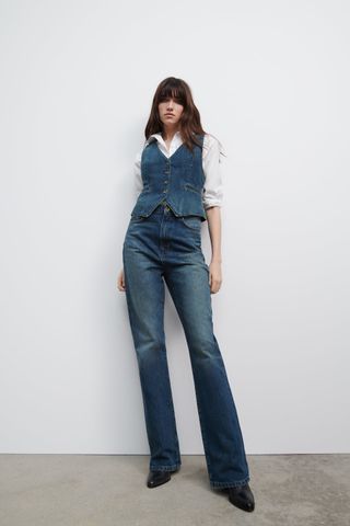 Zara + Hi Rise Bootcut Z1975 Jeans