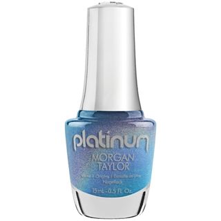 Morgan Taylor + Platinum Nail Lacquer in Diamonds in the Sky
