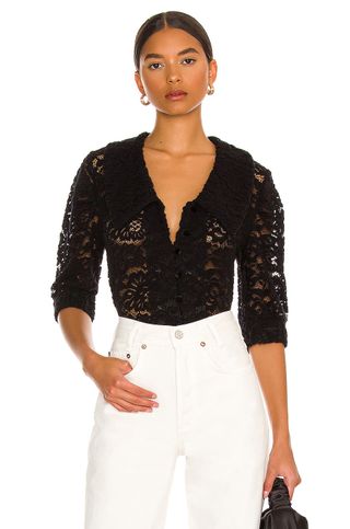 BB Dakota by Steve Madden + Anytime Any Lace Top in Black