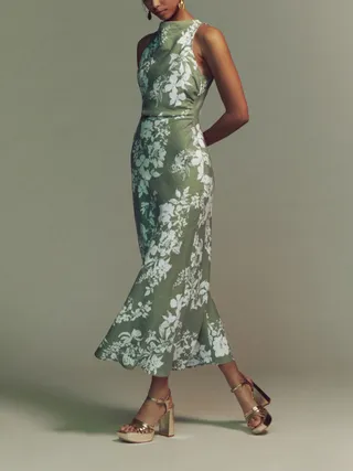 Reformation + Casette Linen Dress
