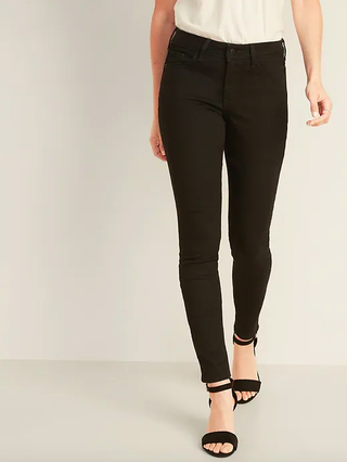 Old Navy + Mid-Rise Pop Icon Skinny Black Jeans