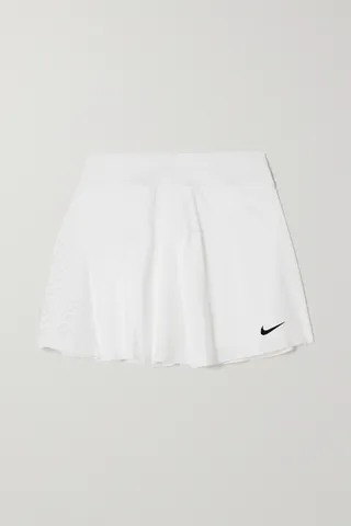 Nike + Advantage Slam Mesh-Paneled Dri-Fit Tennis Skirt