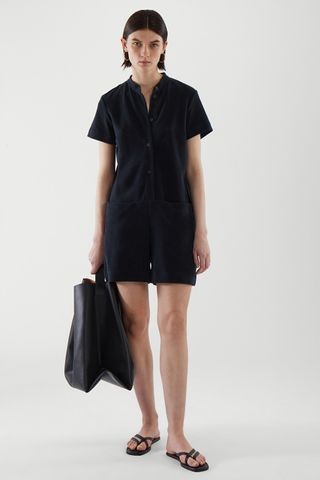 Cos + Terry Towelling Playsuit