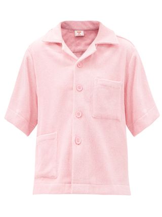 Terry + Boxy Cotton Terry-Toweling Shirt