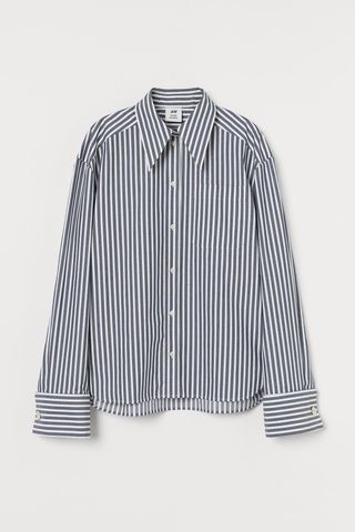 H&M + Wide Cotton Shirt