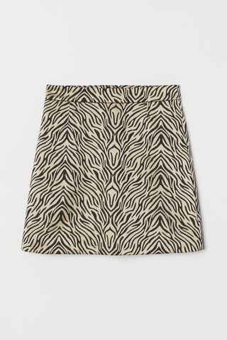 H&M + Jacquard-Weave Skirt