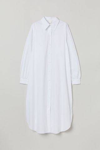 H&M + Cotton Shirt Dress