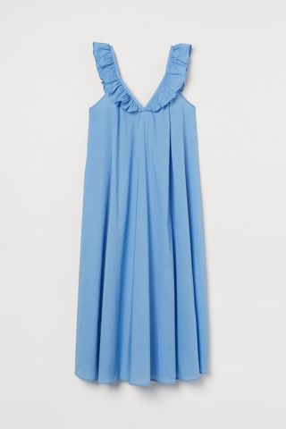 H&M + Flounce-Detail Dress