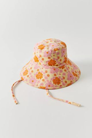 Urban Outfitters + Printed Wide Brim Bucket Hat