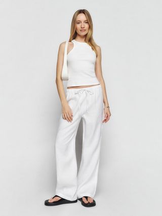 Reformation + Olina Linen Pant