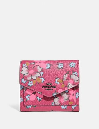 Coach + Small Wallet With Field Floral Print